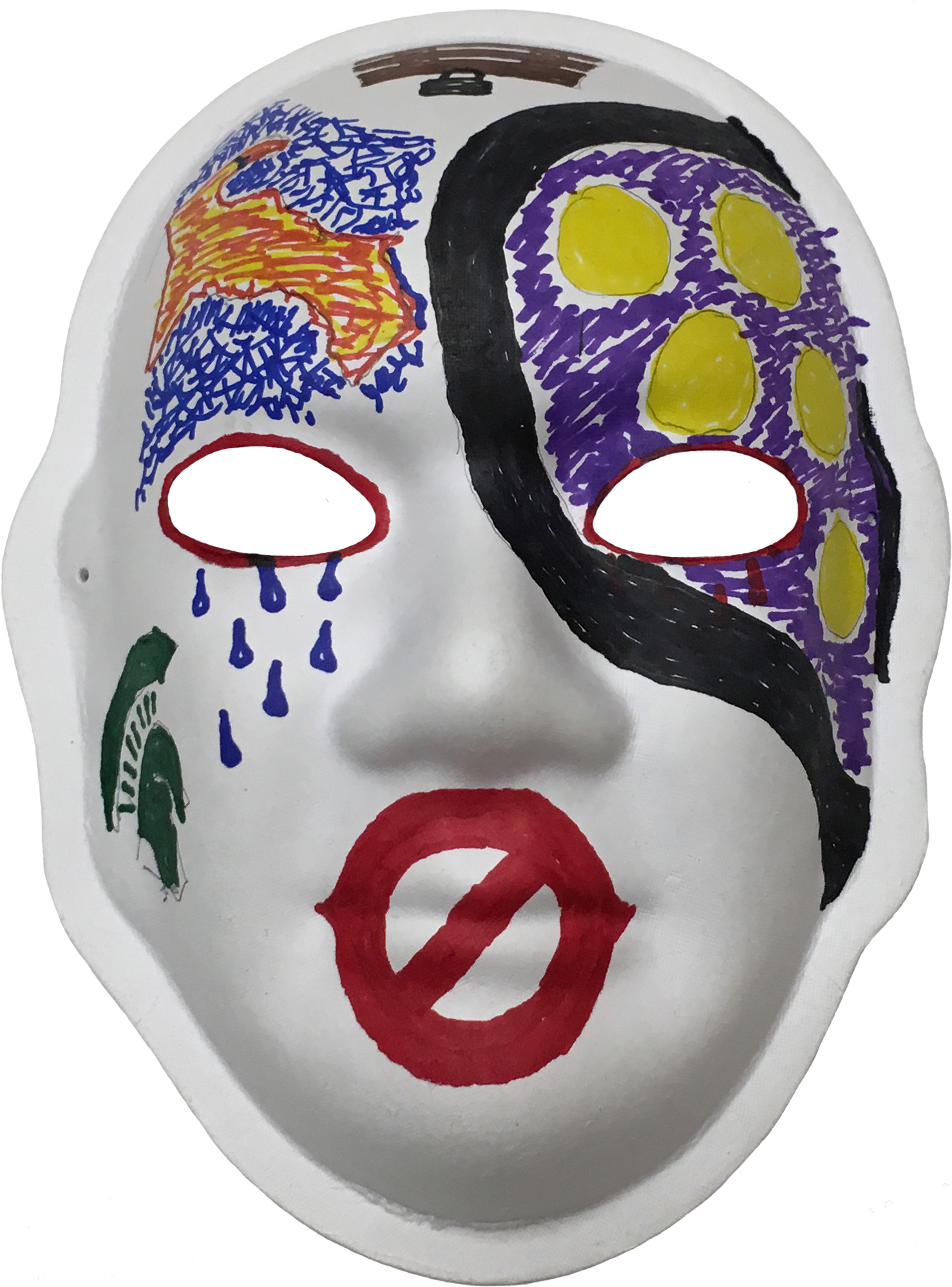 X - Face Mask (1510x2015), Png Download
