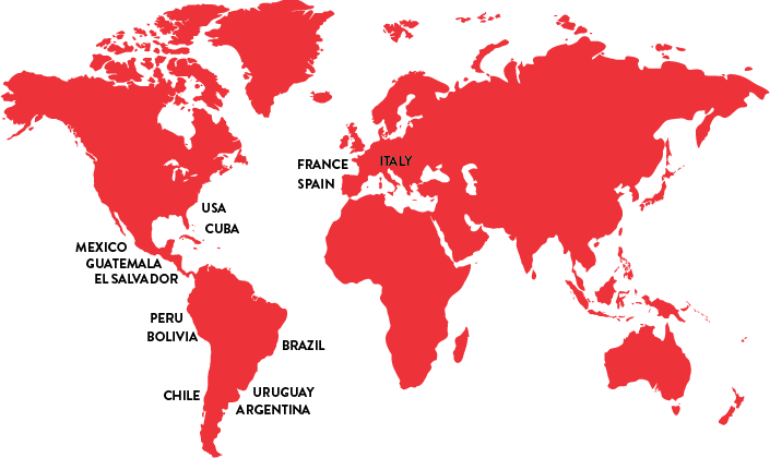 En - World Map (705x420), Png Download