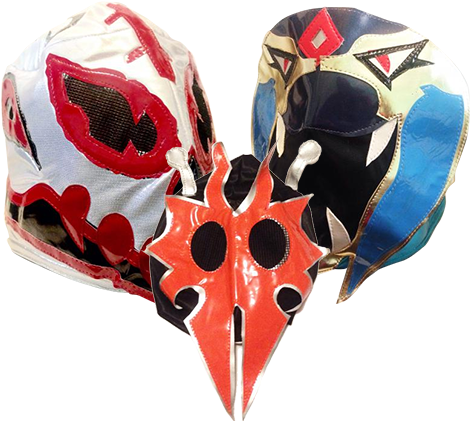 Official Chikara Replica Masks - Chikara (480x423), Png Download