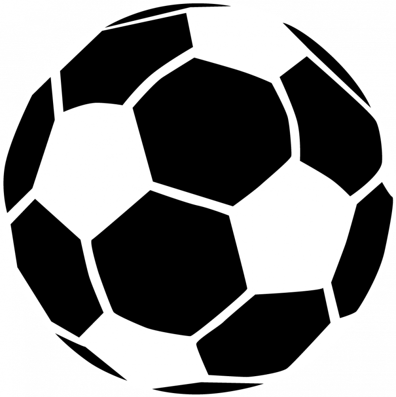 Custom Soccer Ball Shaped Car Magnets - Soccer Ball White Png (799x800), Png Download