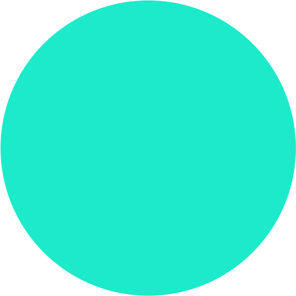 Circle Button - Teal - Light Blue Circle Transparent Background (1000x1002), Png Download