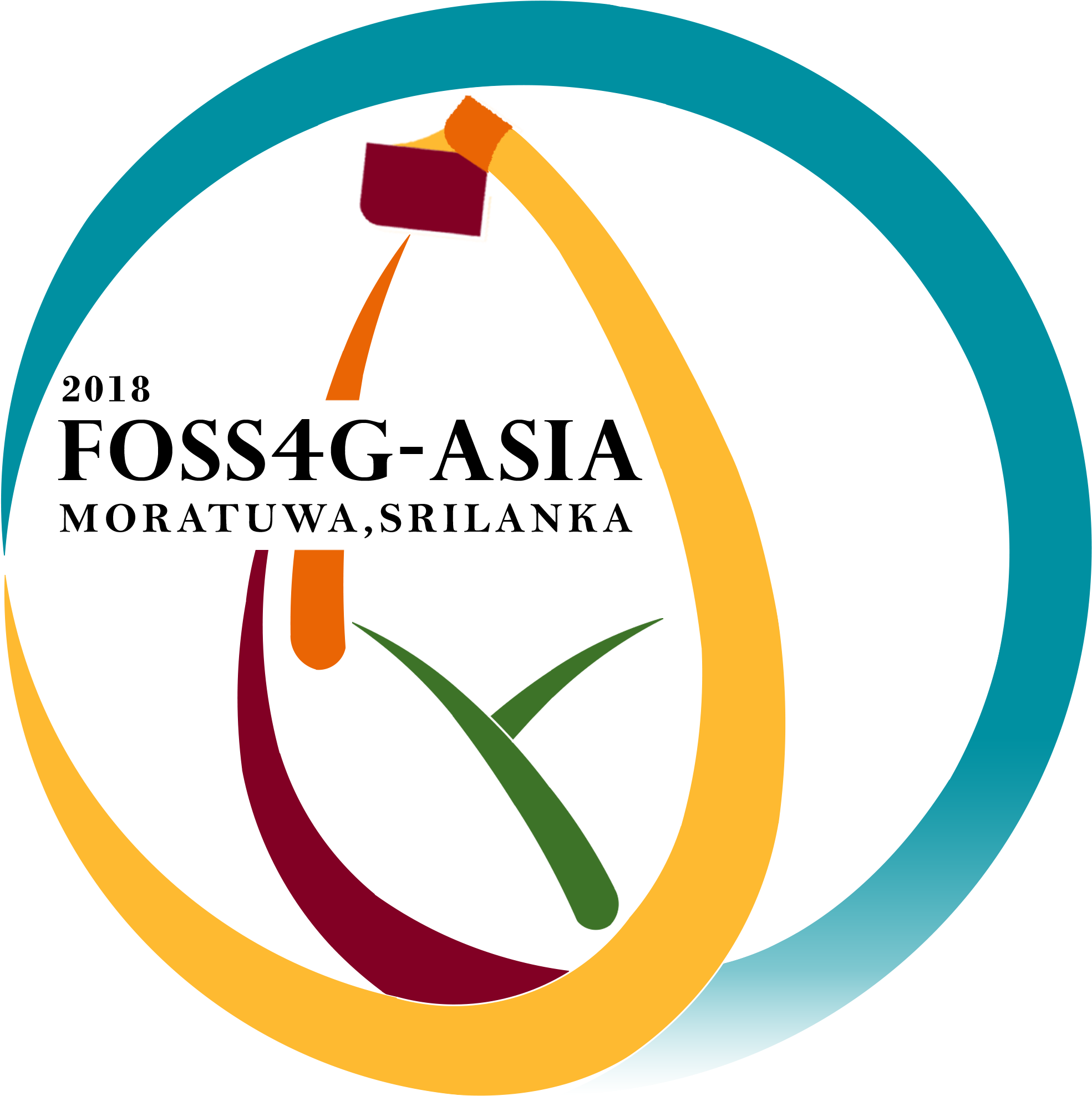 Foss4g Asia - Foss4g Sri Lanka (2310x2085), Png Download