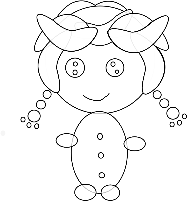 Anime Character Art 46 Black White Line Art 999px 114 - Art (999x999), Png Download