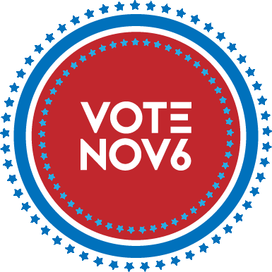 Picture - Vote Red Nov 6 (385x386), Png Download