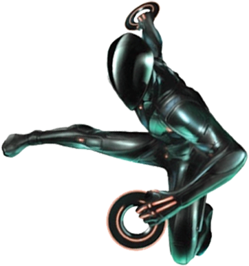 Roommates Tron Peel & Stick Wall Decal (384x393), Png Download