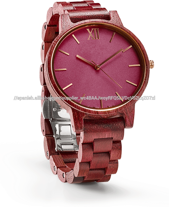 Organización Especial Púrpura Corazón Relojes De Madera - Frankie Purpleheart & Plum - Women's Wood Watch (590x750), Png Download