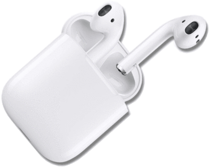 Apple Wireless Airpods, White - Apple Airpods Price In Qatar (433x480), Png Download