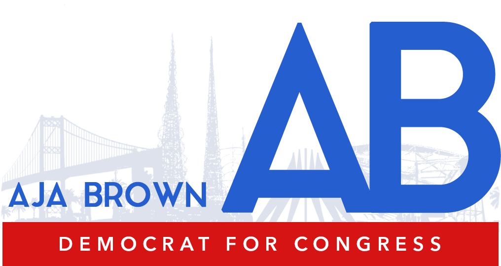 Aja Brown For Congress, 2018 (1139x599), Png Download