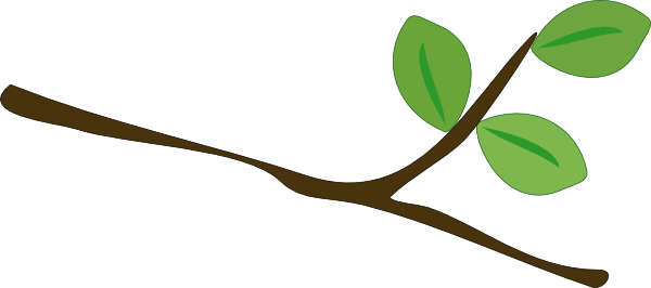 Tree Branch Clip Art Vector - Clip Art (600x266), Png Download