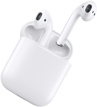 Apple Airpods - Mobile Phone (684x433), Png Download
