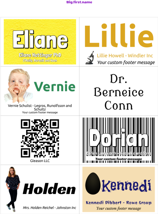 Nametag Name Badge Template For Pc Nametag Classic - Name Tag (541x700), Png Download