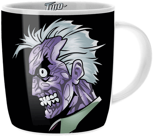 Batman Two Face Mug (600x600), Png Download