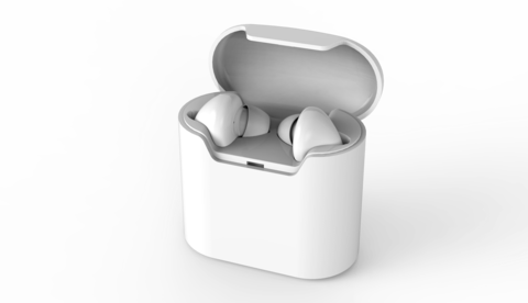 Wireless Airpods Headphones Set - Headphones (480x276), Png Download