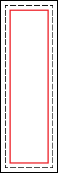 75in X - Orange (229x679), Png Download