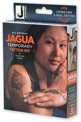 Jagua Temporary Tattoo Kit - Jacquard Tattoo (300x412), Png Download