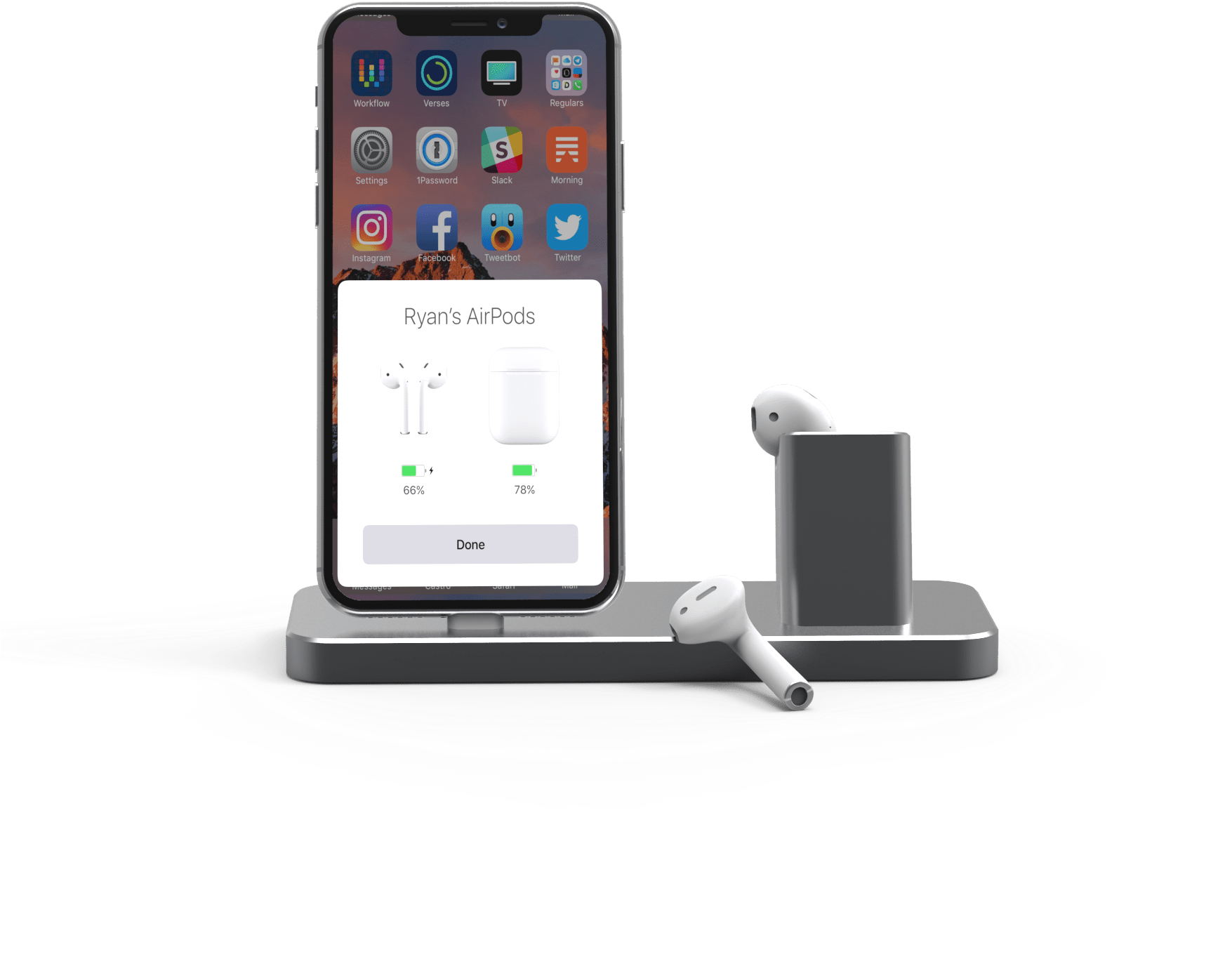 Download Iphone And Airpods Dock Airpods Png Image With No Background Pngkey Com
