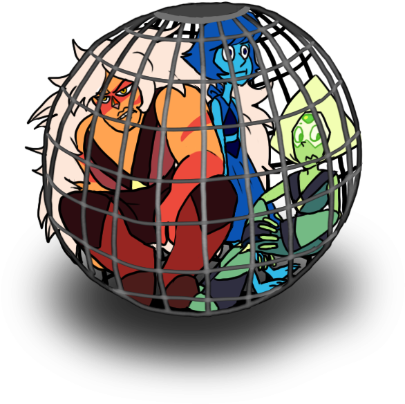 Shame Orb For Bad And Naughty Gems - Orb Steven Universe (613x608), Png Download