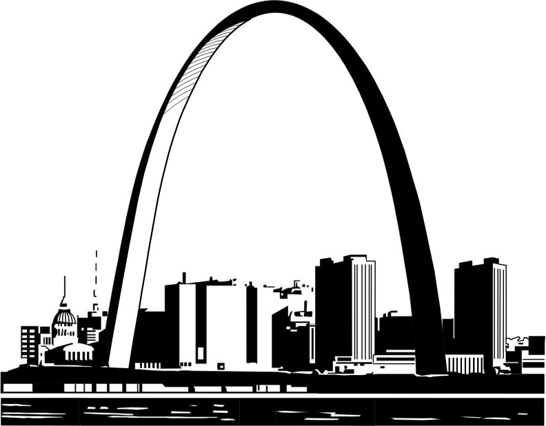 Medium Image - St Louis Arch Png (792x619), Png Download