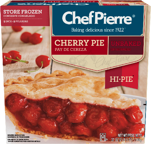 Sara Lee Unbaked Cherry Hi Pie, 9 Inch 6 Per Case - Chef Pierre 05889 Pie High Variety Pre-baked 10 Inch (650x499), Png Download