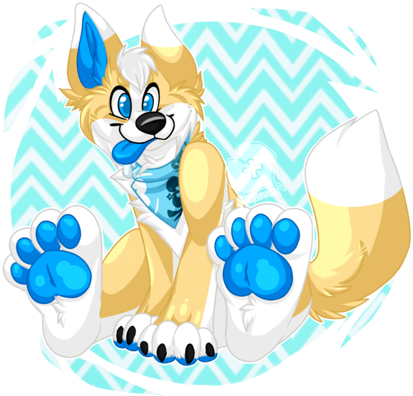 Puppy Paws - Sockune Art (883x905), Png Download