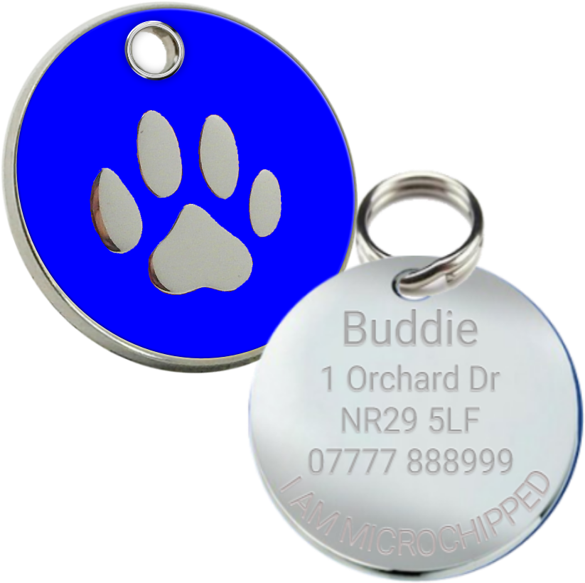 Enamel Pet Tag - Pet Tag (938x938), Png Download