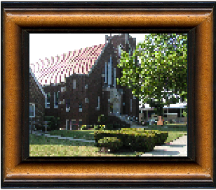 Picture Frame (390x360), Png Download