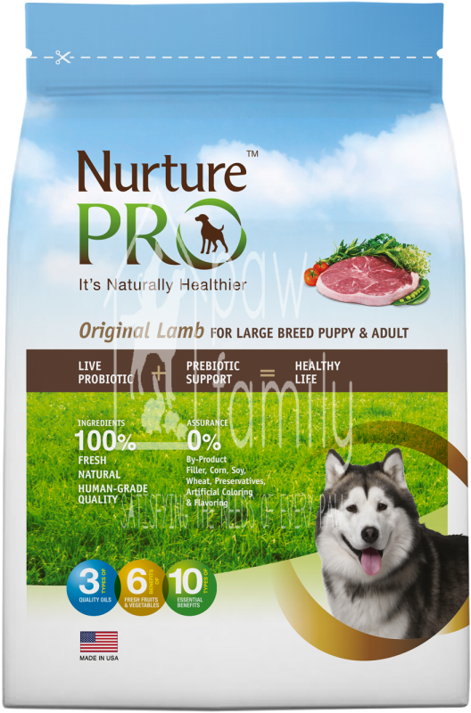 Nurture Pro Original Lamb For Large Breed Adult And - Nurture Pro Original Lamb (600x879), Png Download