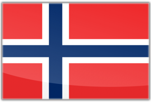 No-512x512 - Norway Cool Flag Rectangle Magnet (480x480), Png Download