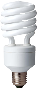 Foco Ahorrador De 25w (613x460), Png Download