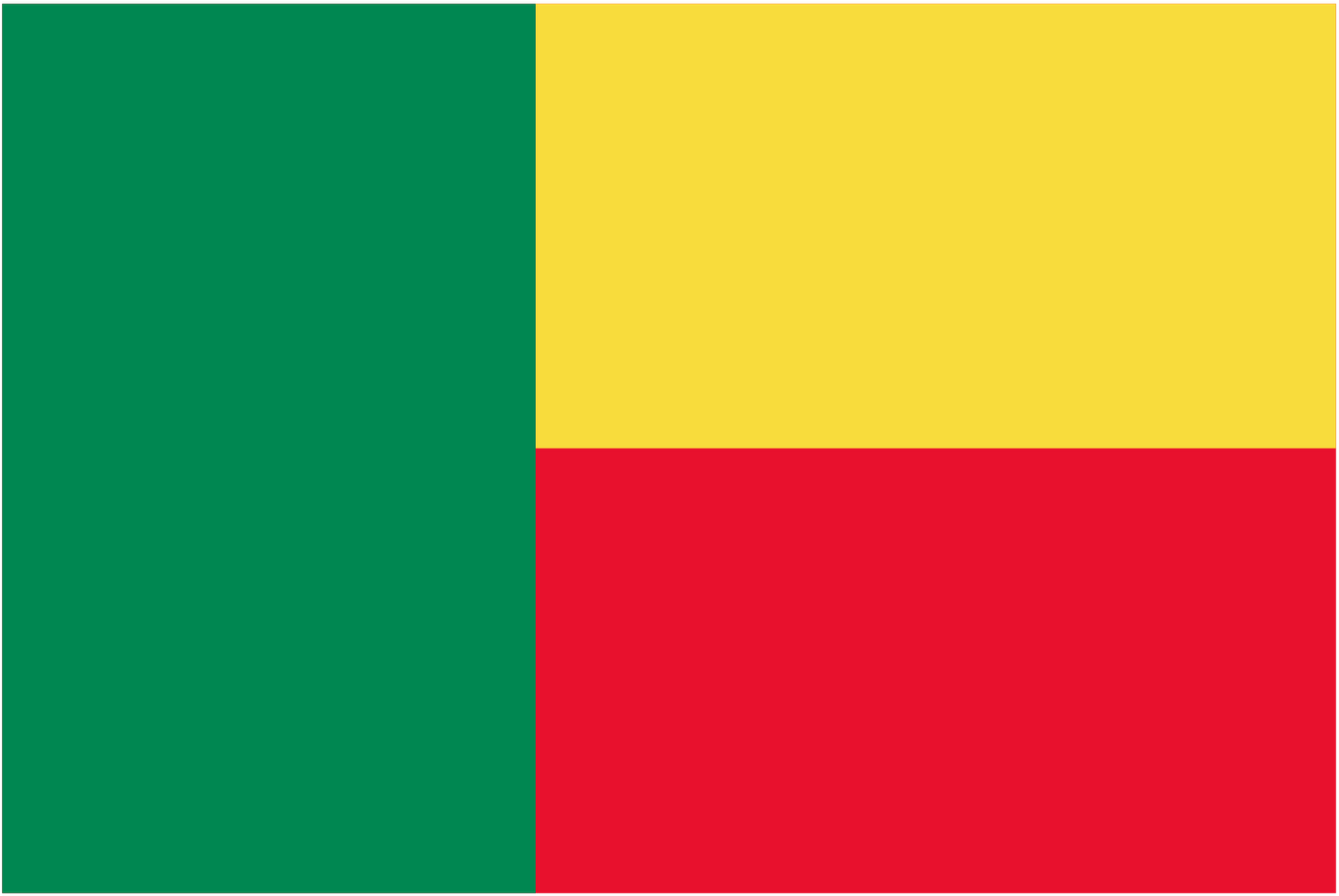 Benin Flag Hd Wallpaper - Flexbox 1 Column 2 Rows (1600x1000), Png Download