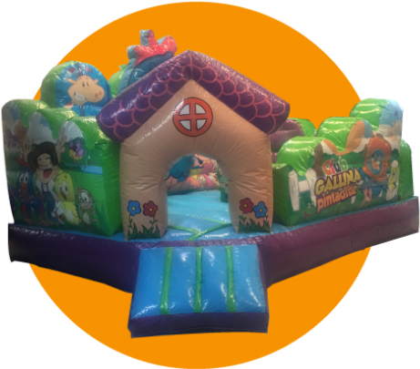 Club Gallina Pintadita Brincolin - Chicken (549x429), Png Download