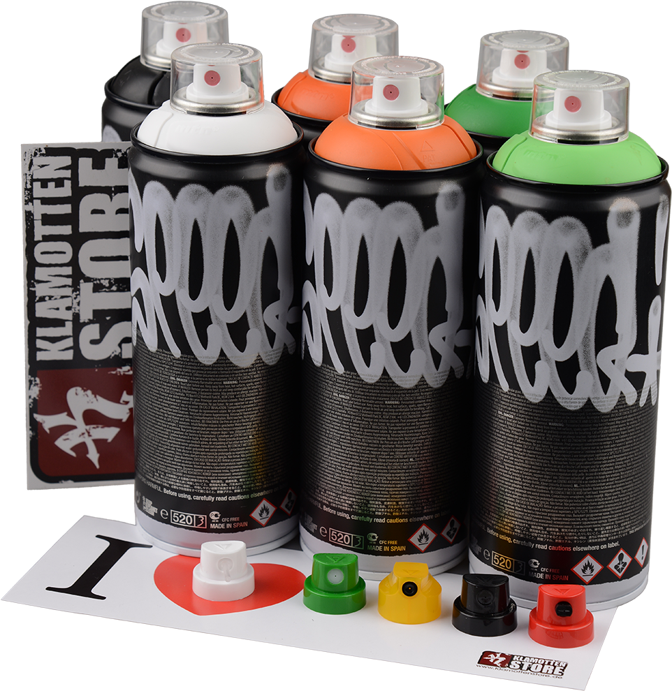 Klamottenstore Mtn Speedy Gonzales Sprühdosen Set 6x400ml - Aerosol Spray (972x1000), Png Download