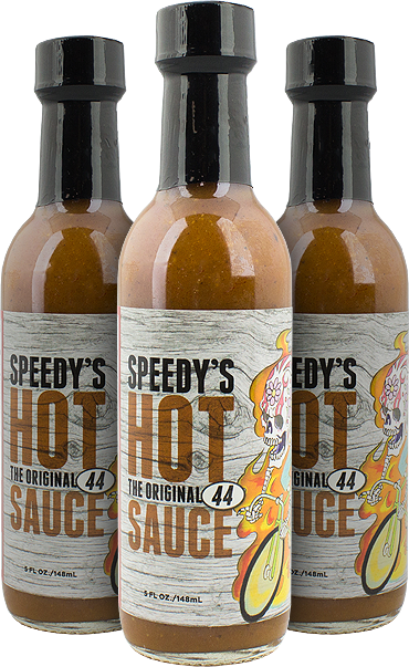 Speedy's - Speedy's Hot Sauce (370x603), Png Download