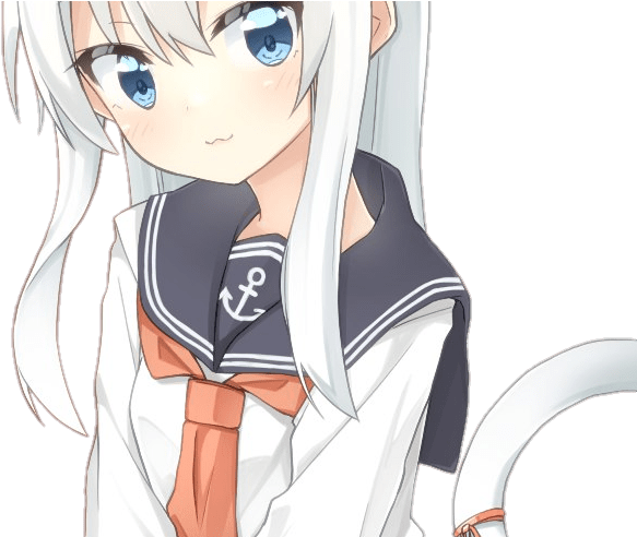Tumblr Art Anime Neko Nekogirl Sticker Stickers - Neko Hibiki (800x491), Png Download