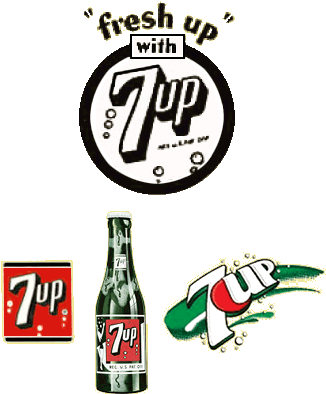 Seven Up Header Art - 7 Up Ads 1930 (328x413), Png Download