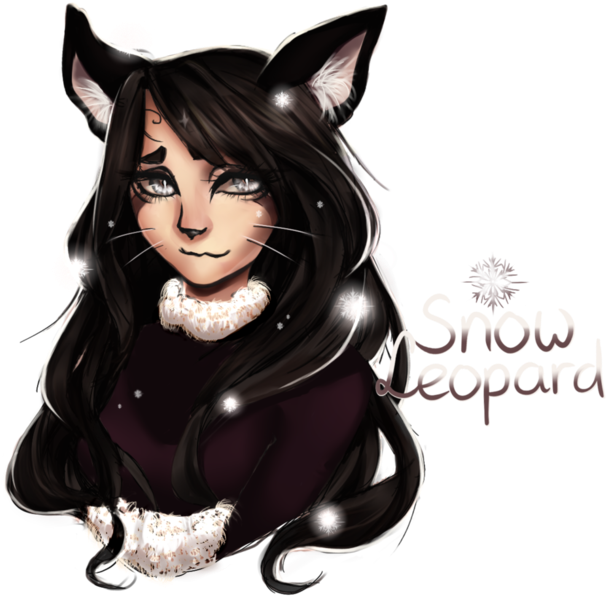 Uploaded 1 Year Ago - Girl With Cat Ears Drawings (670x635), Png Download