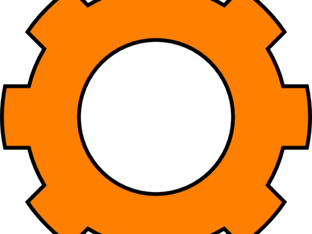 Steampunk Gear Clipart Vector - Robot Gears Clipart (640x480), Png Download