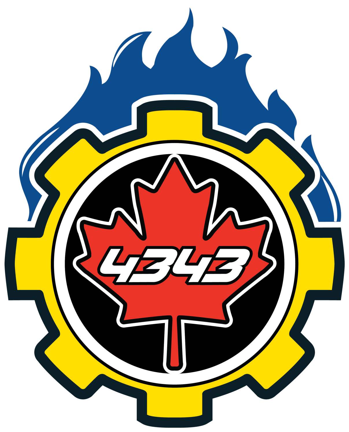 4343 Gear Vector Log - White Cog (1280x1559), Png Download