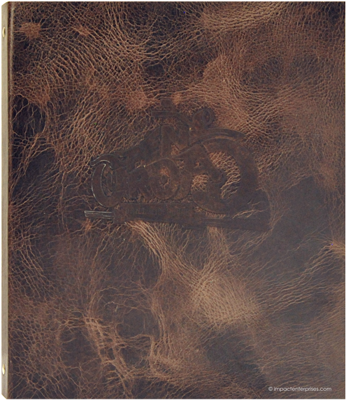 Leather Menu, Open Road - Alt Attribute (836x600), Png Download