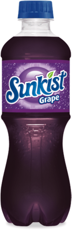 Go Ahead & Share - Sunkist Grape Soda (285x800), Png Download