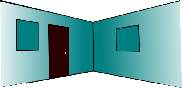 Room Wall Wall Clipart (600x291), Png Download