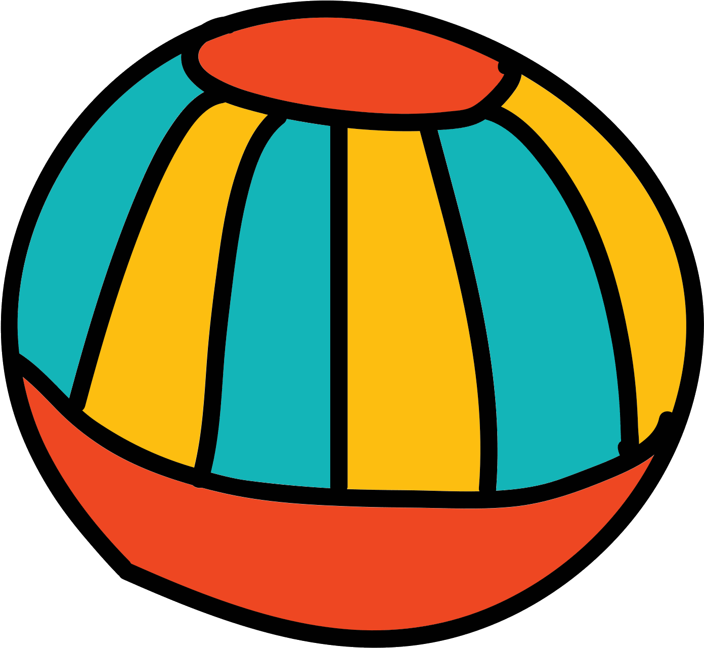 Beach Ball Icon - Icon (1600x1600), Png Download