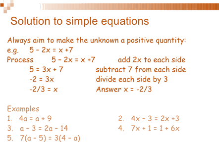 Example Of Solution Of Simple Equations - Andres Marvi (442x287), Png Download
