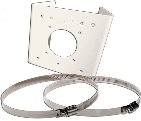 Pm Ipatrol Nrange And Bantam Pole Mount - Axis Steel Straps 570 Mm, 1 Pair (5700-701) (600x502), Png Download