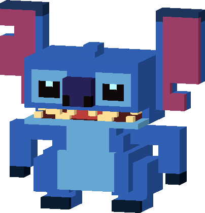 Stitch - Disney Crossy Road Lilo And Stitch (404x421), Png Download
