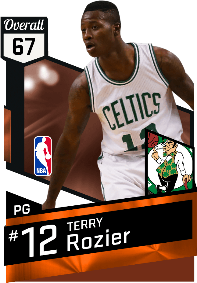 Mtdb Nba 2k17 - Terry Rozier 2k17 Rating (651x941), Png Download