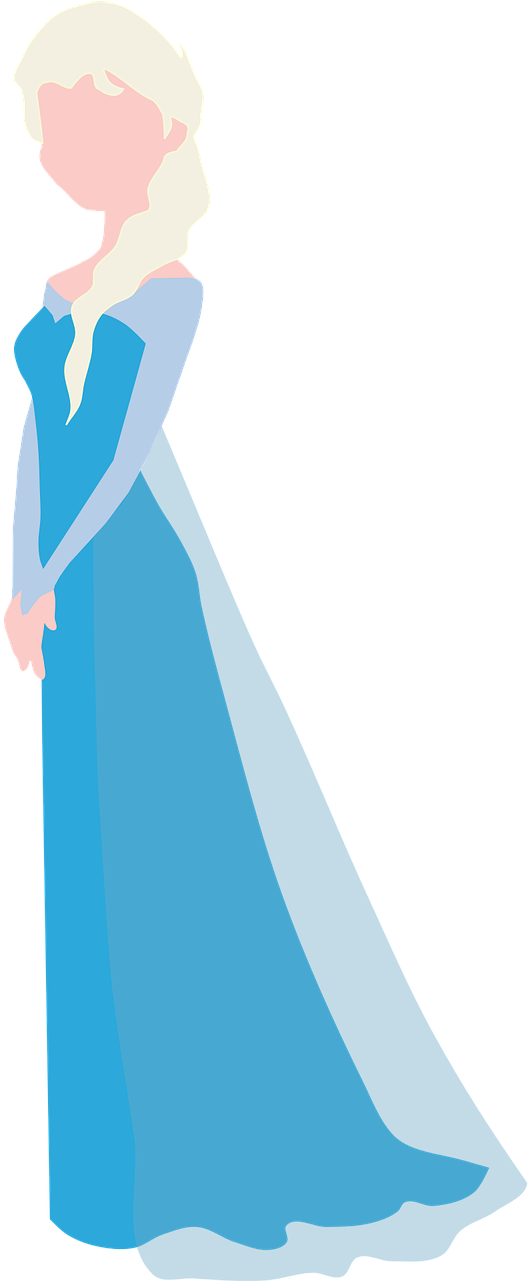 Disney Dog Costumes - Elsa Frozen Vector (640x1280), Png Download