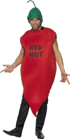 Chilli Pepper Costume - Mexican Fancy Dress Ideas (366x580), Png Download