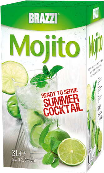 Bib 3l Mojito Détouré - Mojito (400x603), Png Download