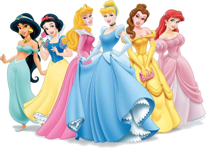 Imagens Princesas Png - Vinyl Skin Designs Princess Friends Pink Cinderella (811x582), Png Download
